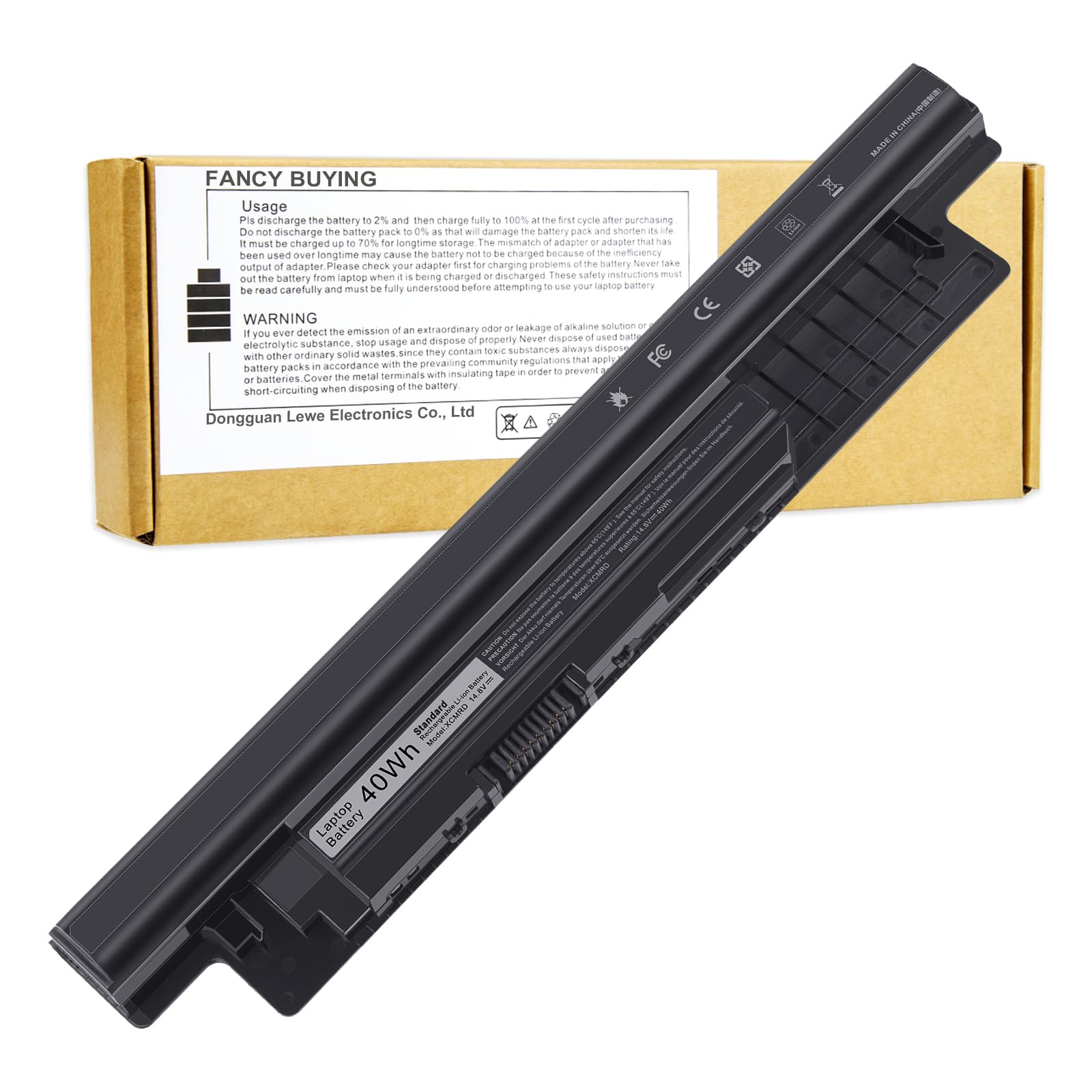 Amazon.com: 40Wh XCMRD FW1MN 4WY7C Battery for Dell Inspiron 15